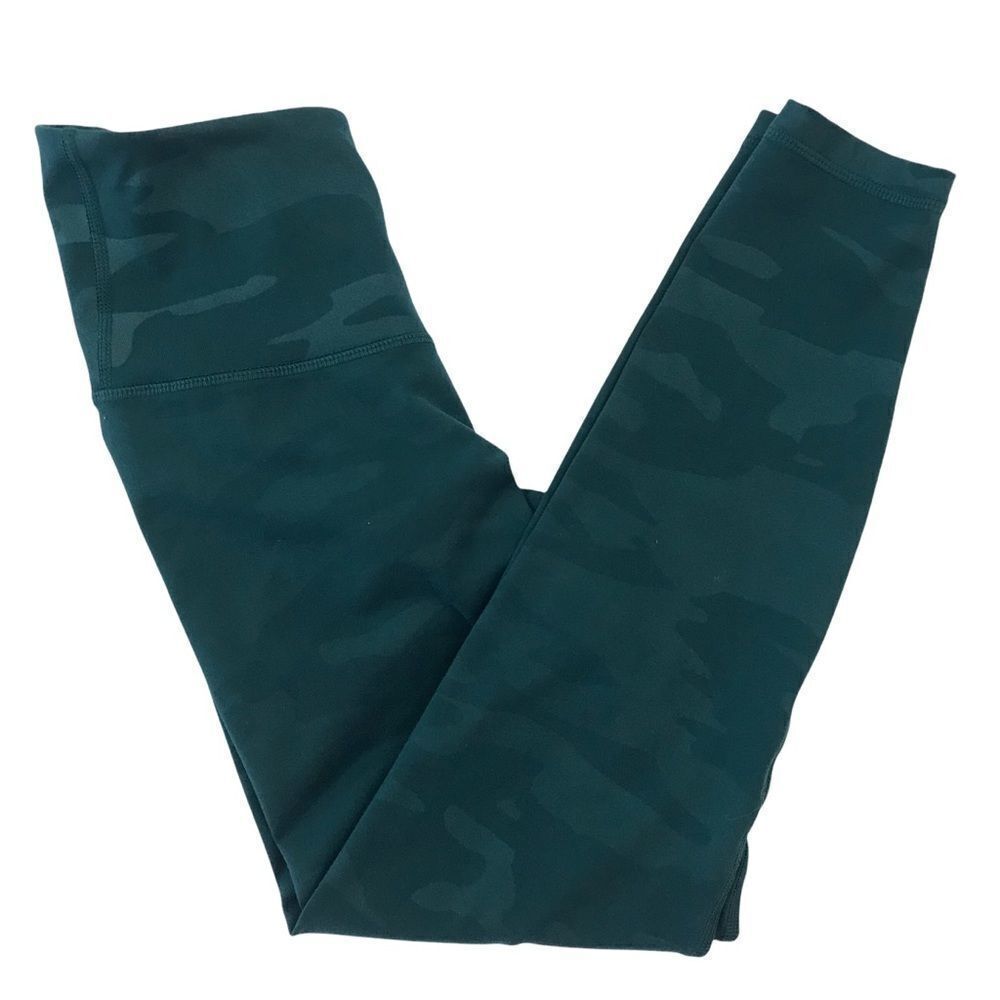 Old Navy tone on tone teal camouflage leggings size XS Petite